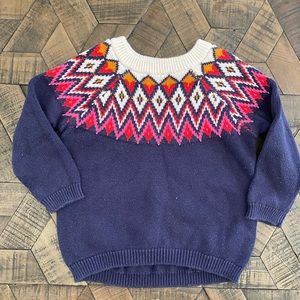 2T blue sweater